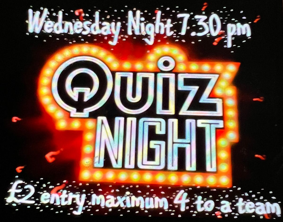 Quiz night 7.30