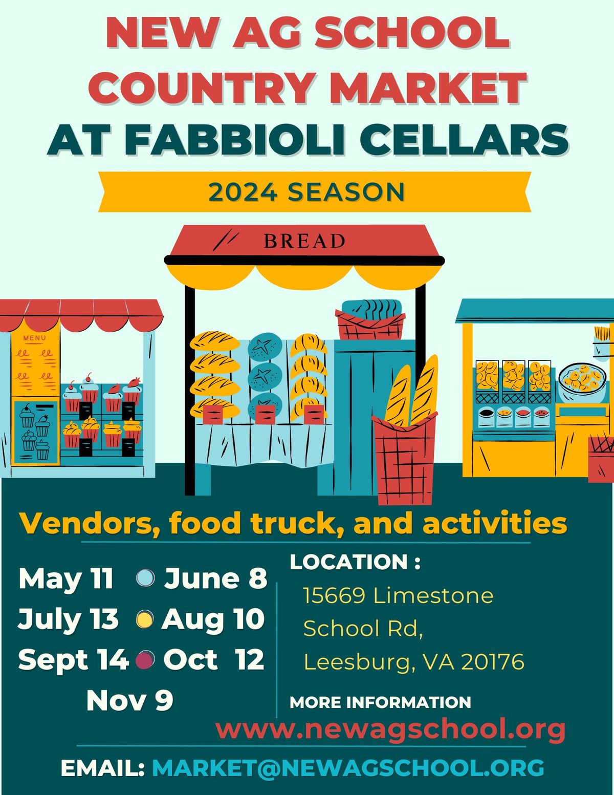 The New Ag School Country Market at Fabbioli Cellars