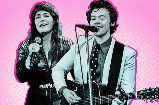 Harry Styles & Jenny Lewis At The Forum Inglewood, CA