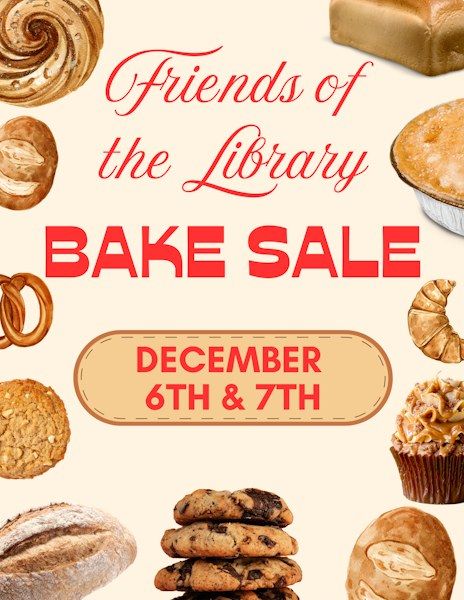 Friends of the Library Bake Sale