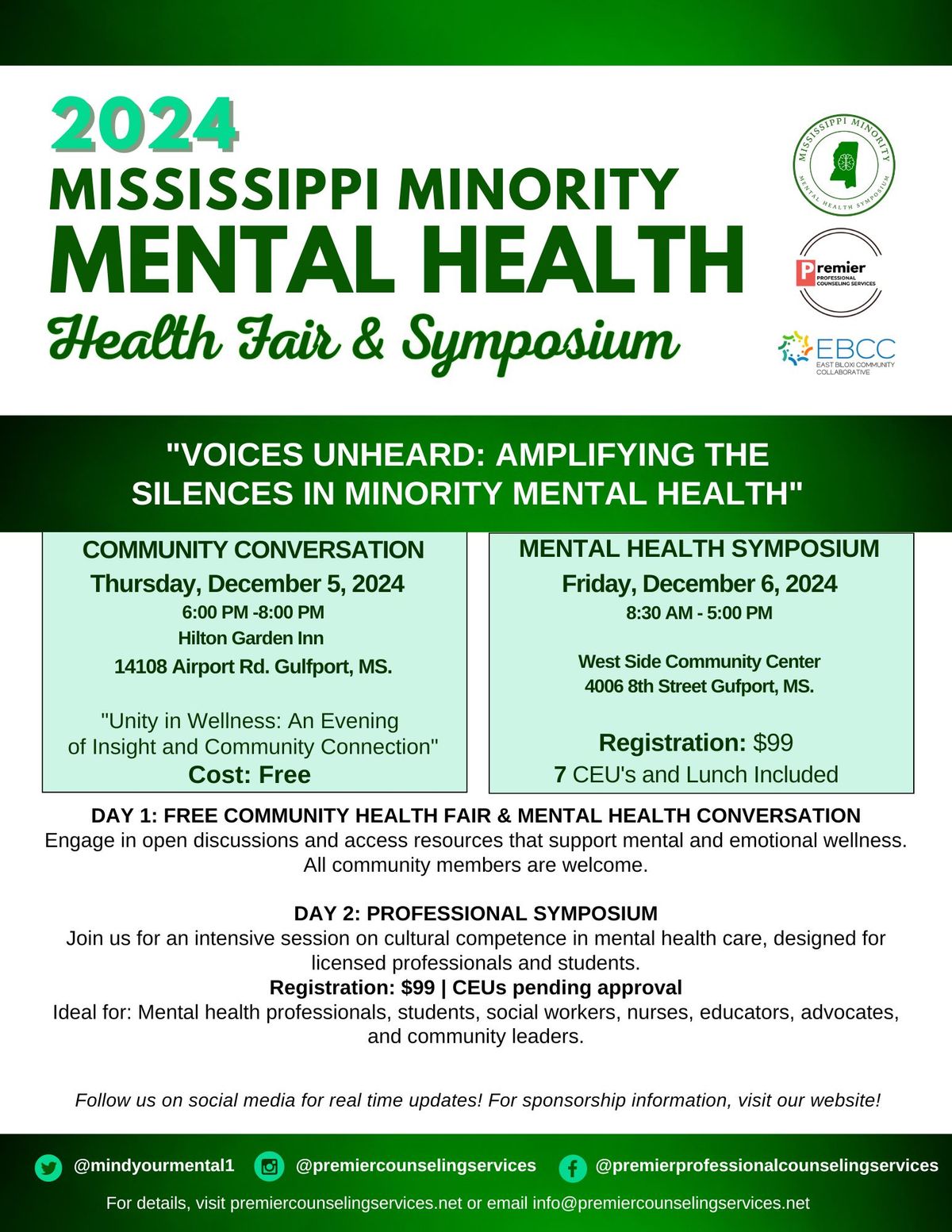 2024 Mississippi Minority Mental Health Symposium