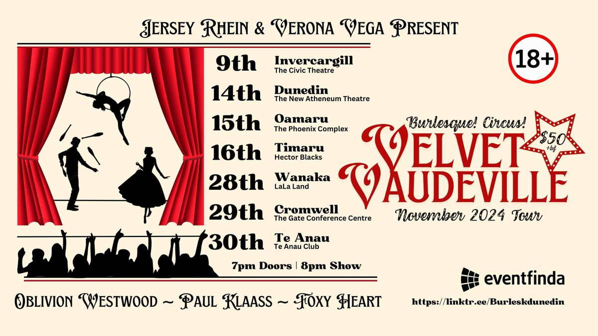 Velvet Vaudeville - Invercargill 