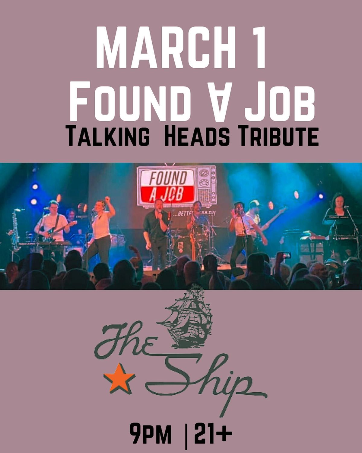 Found A Job ~ Talking Heads Tribute