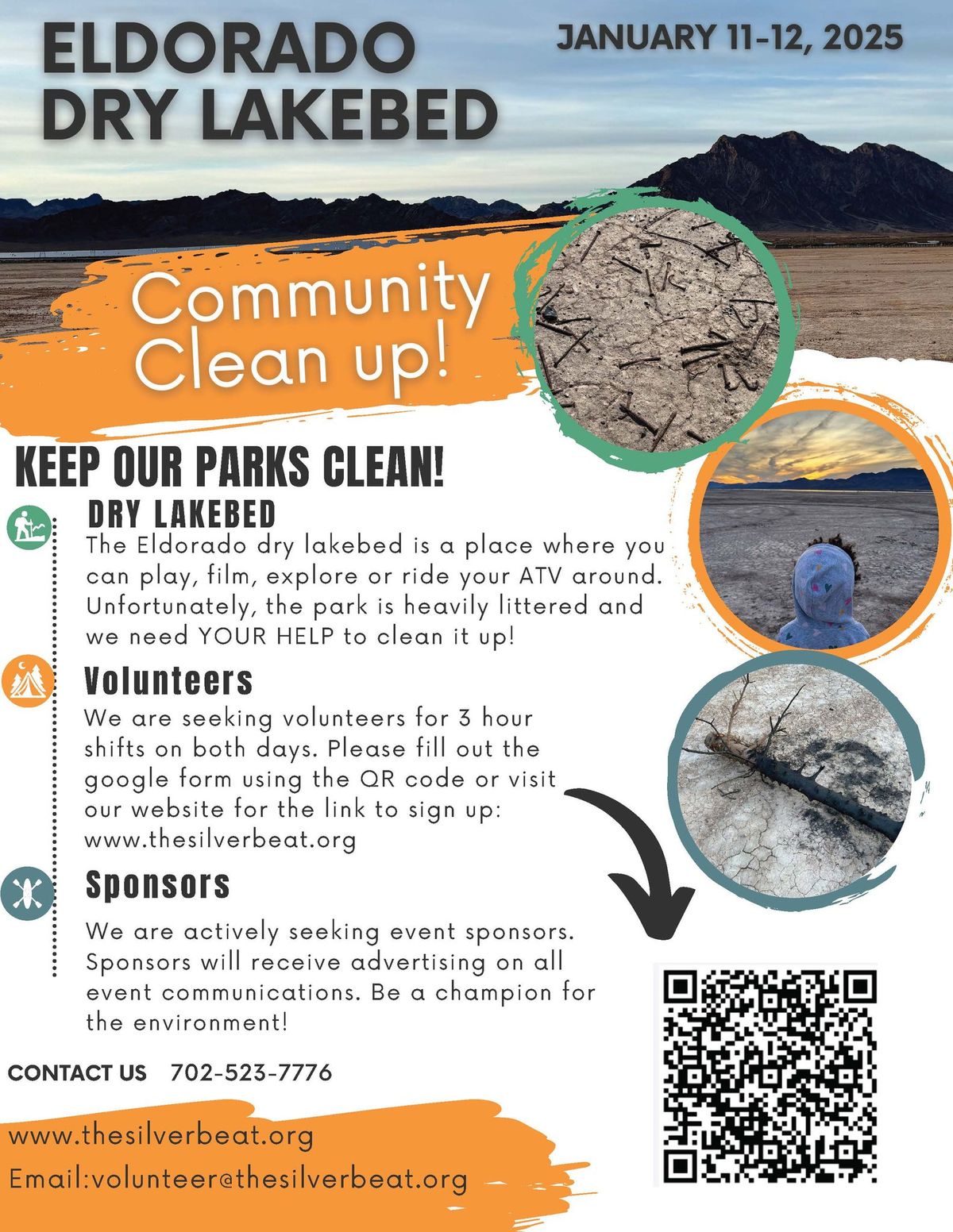 Community Clean-up of Dry Lakebed