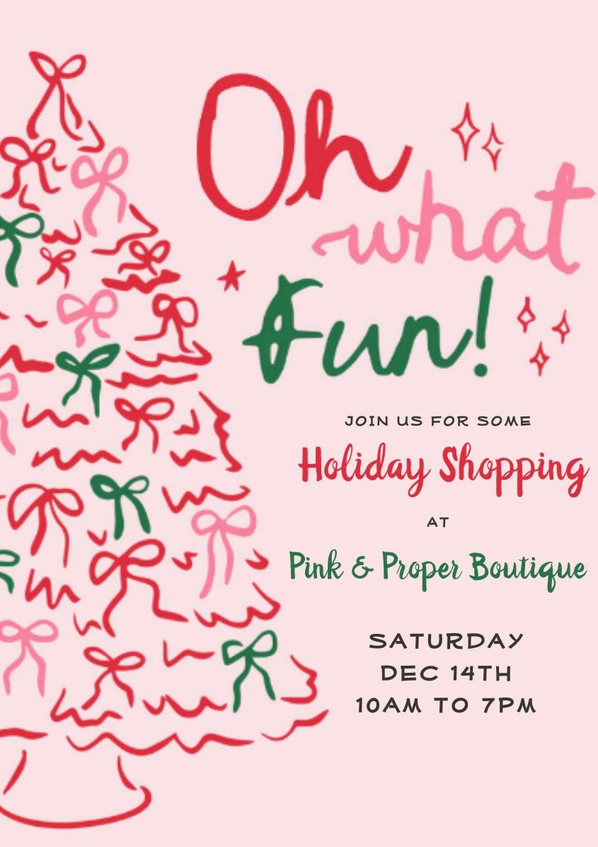 Holiday Shopping Event 