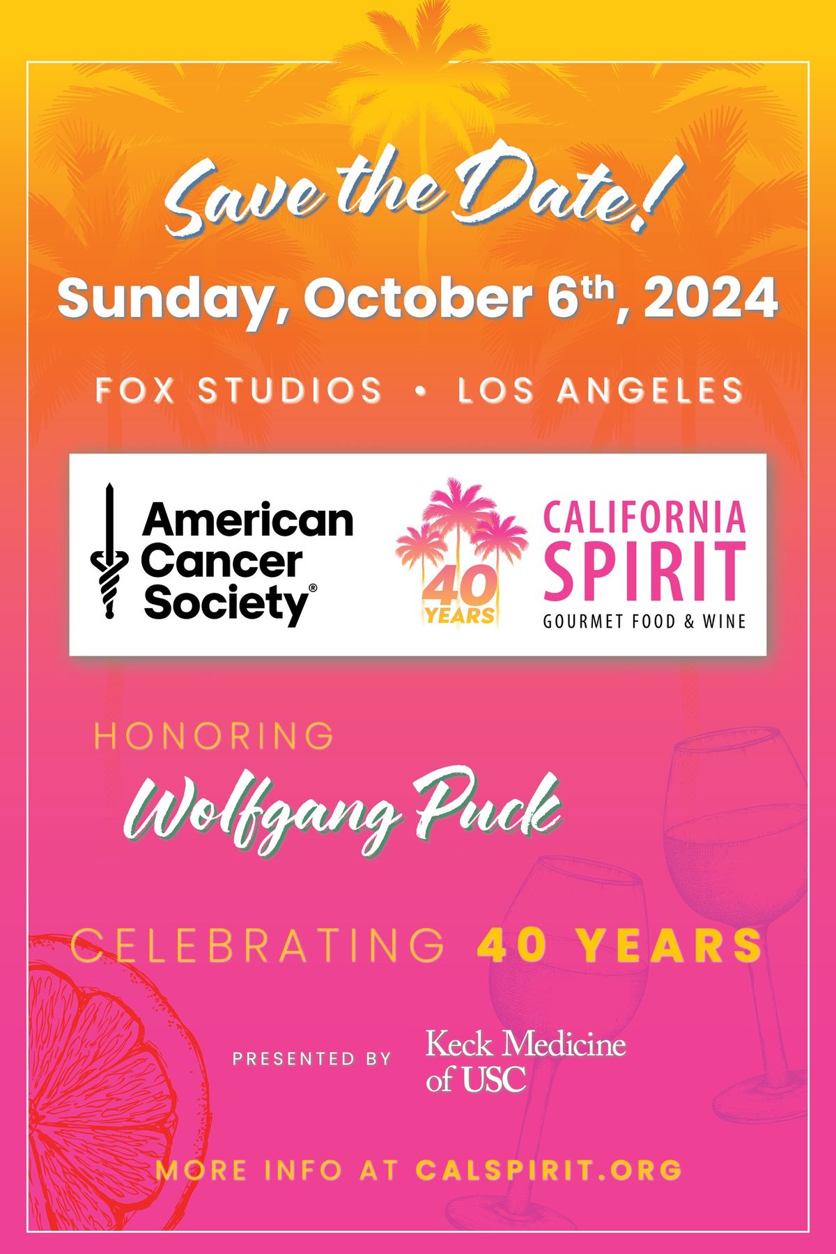 40th Anniversary of California Spirit