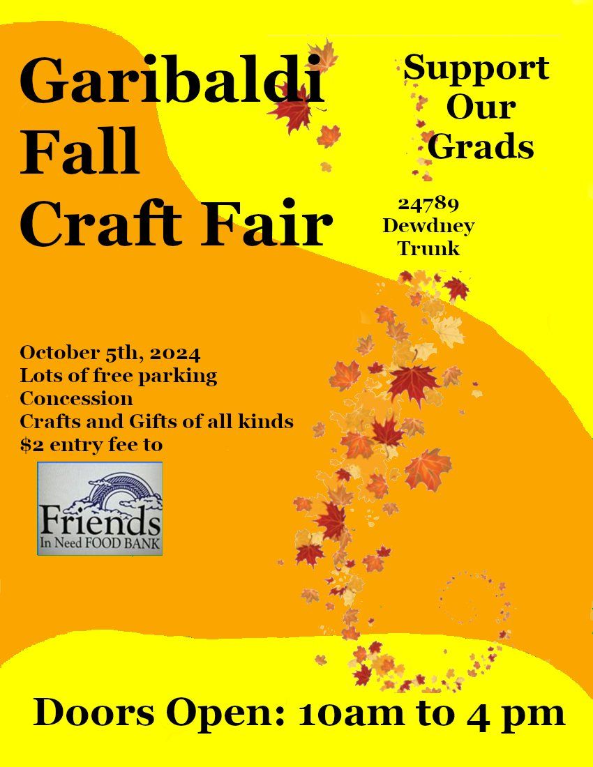 Garibaldi Fall Craft Fair