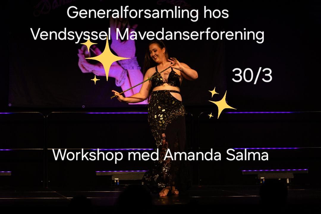 VMF Generalforsamling + workshop med Amanda Salma 