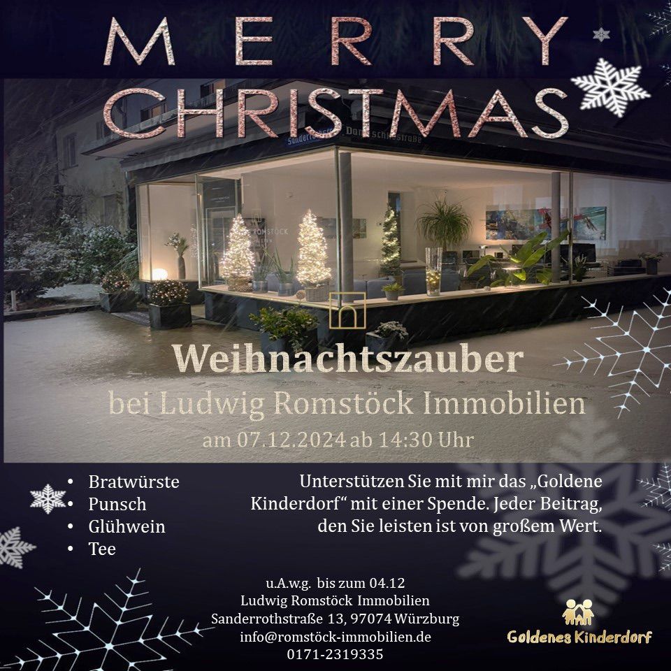 Weihnachtszauber bei Ludwig Romst\u00f6ck Immobilien 