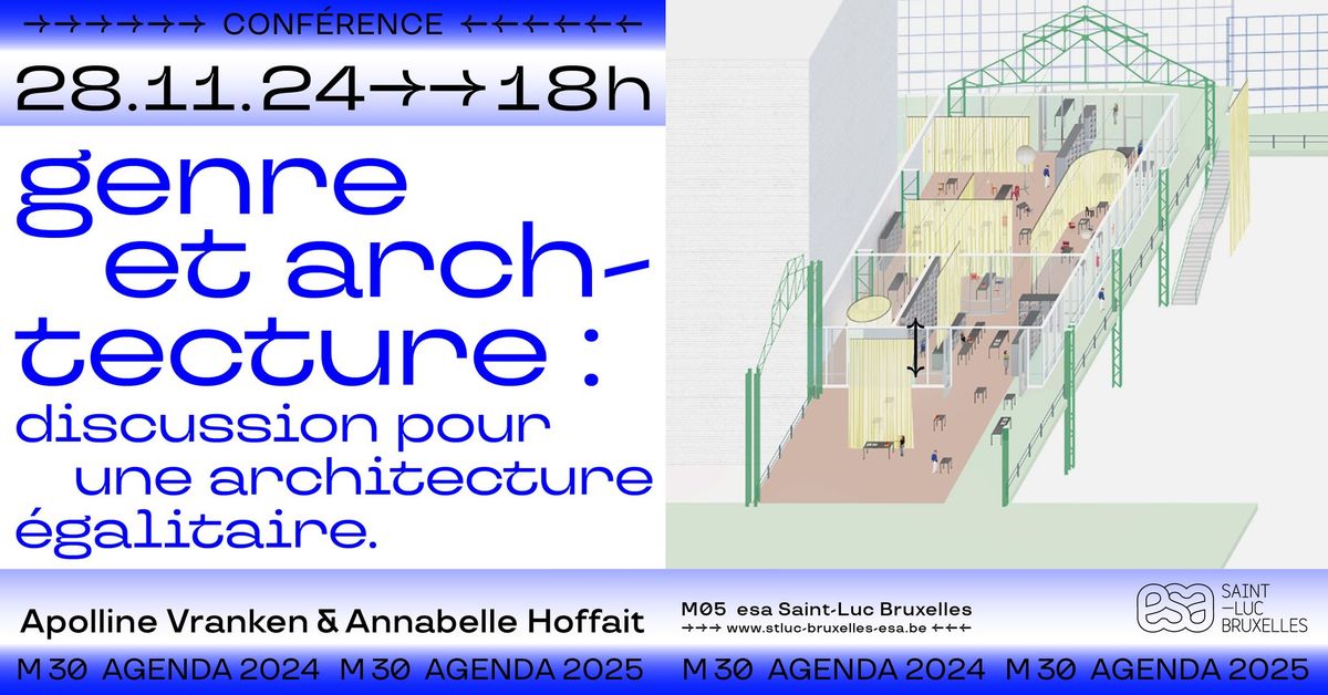 Conf\u00e9rence \/ Genre et architecture \u2013 discussion pour une architecture \u00e9galitaire