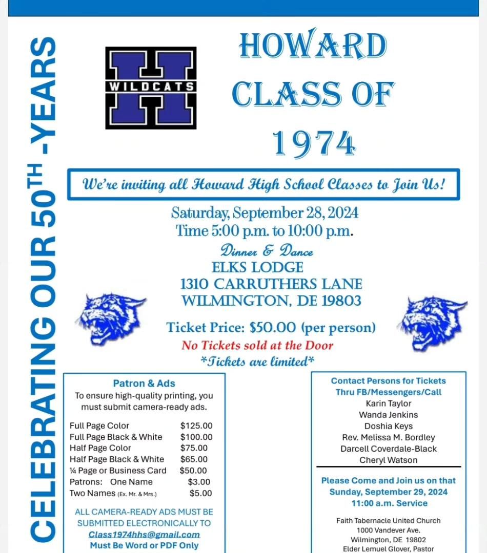 Howard Class of 1974 Reunion