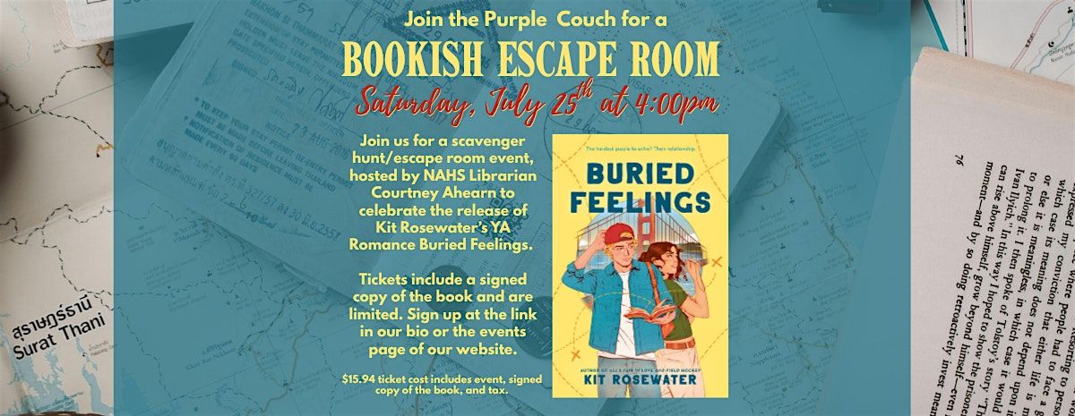 Bookish Escape Room Event