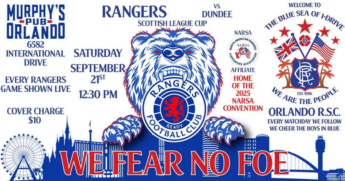 SLC: RANGERS vs. Dundee