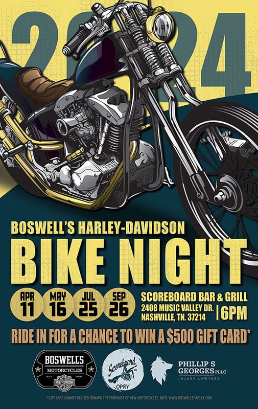 BOSWELL'S BIKE NIGHT