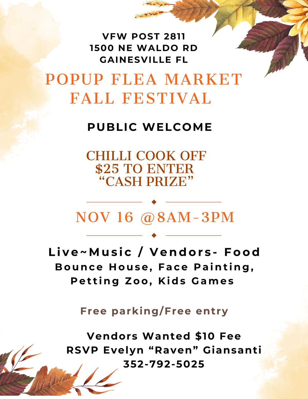 POPUP FLEA MARKET FALL FESTIVAL 