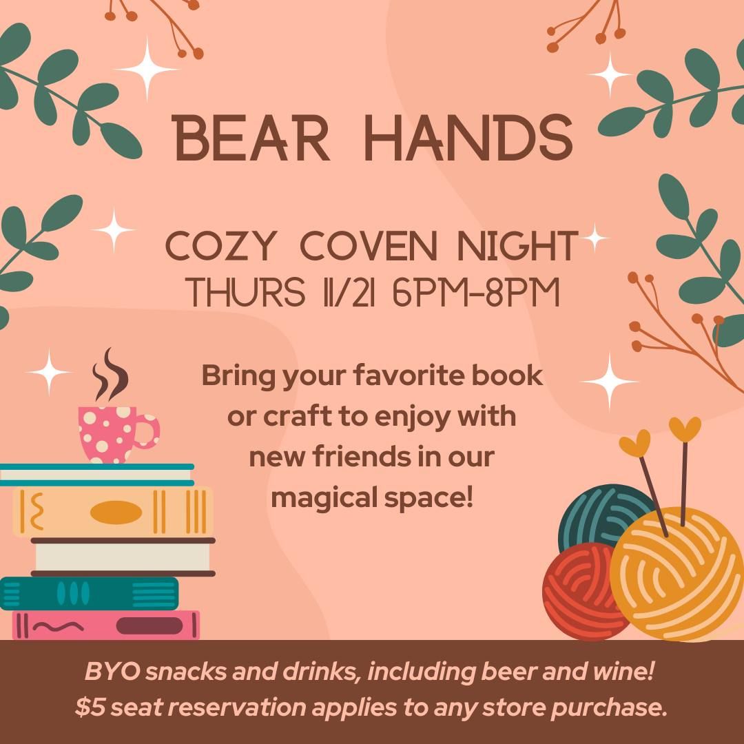 Cozy Coven Silent Book & Craft Club 11\/21