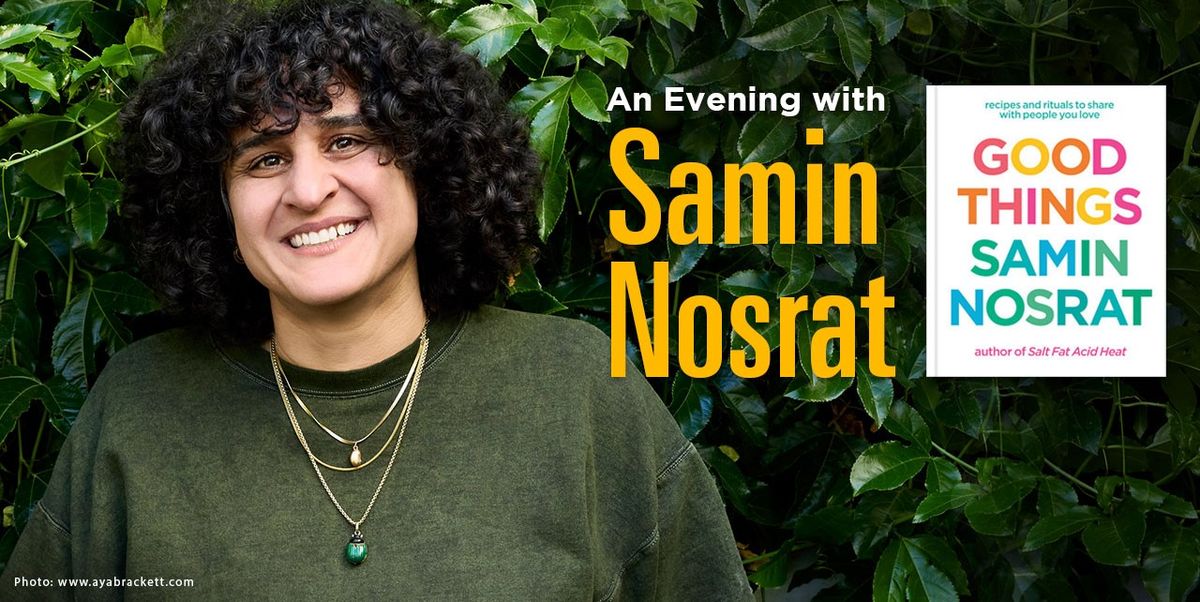 Samin Nosrat - Good Things Book Tour at Hancher Auditorium