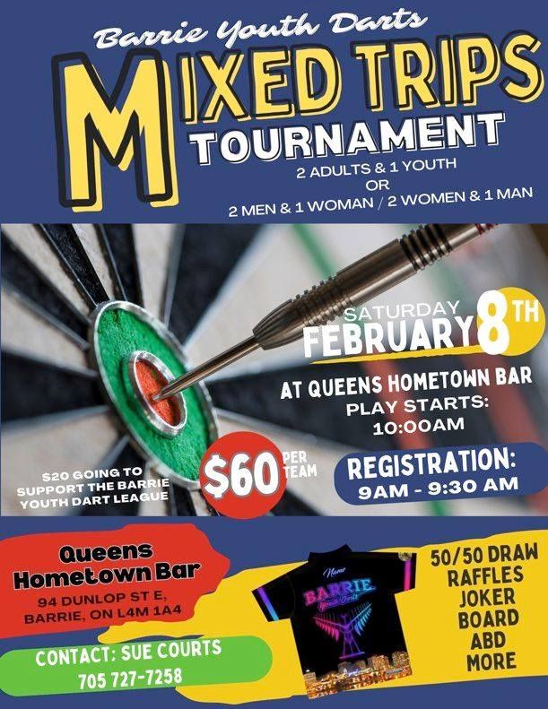 Barrie Youth Darts Trip Tournament 