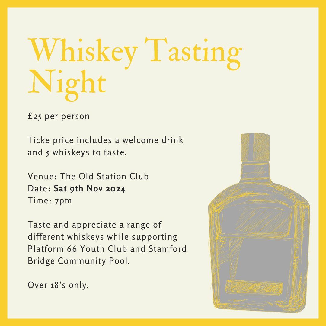 Whiskey tasting night