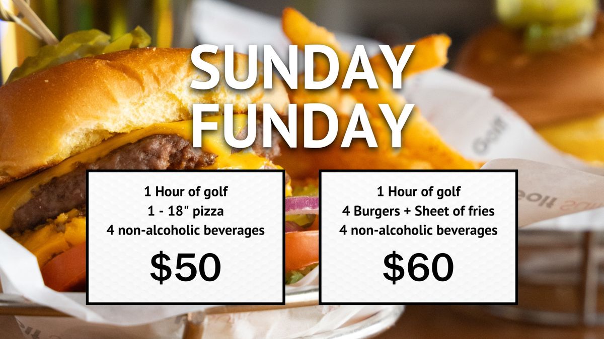 Sunday Funday Special! 