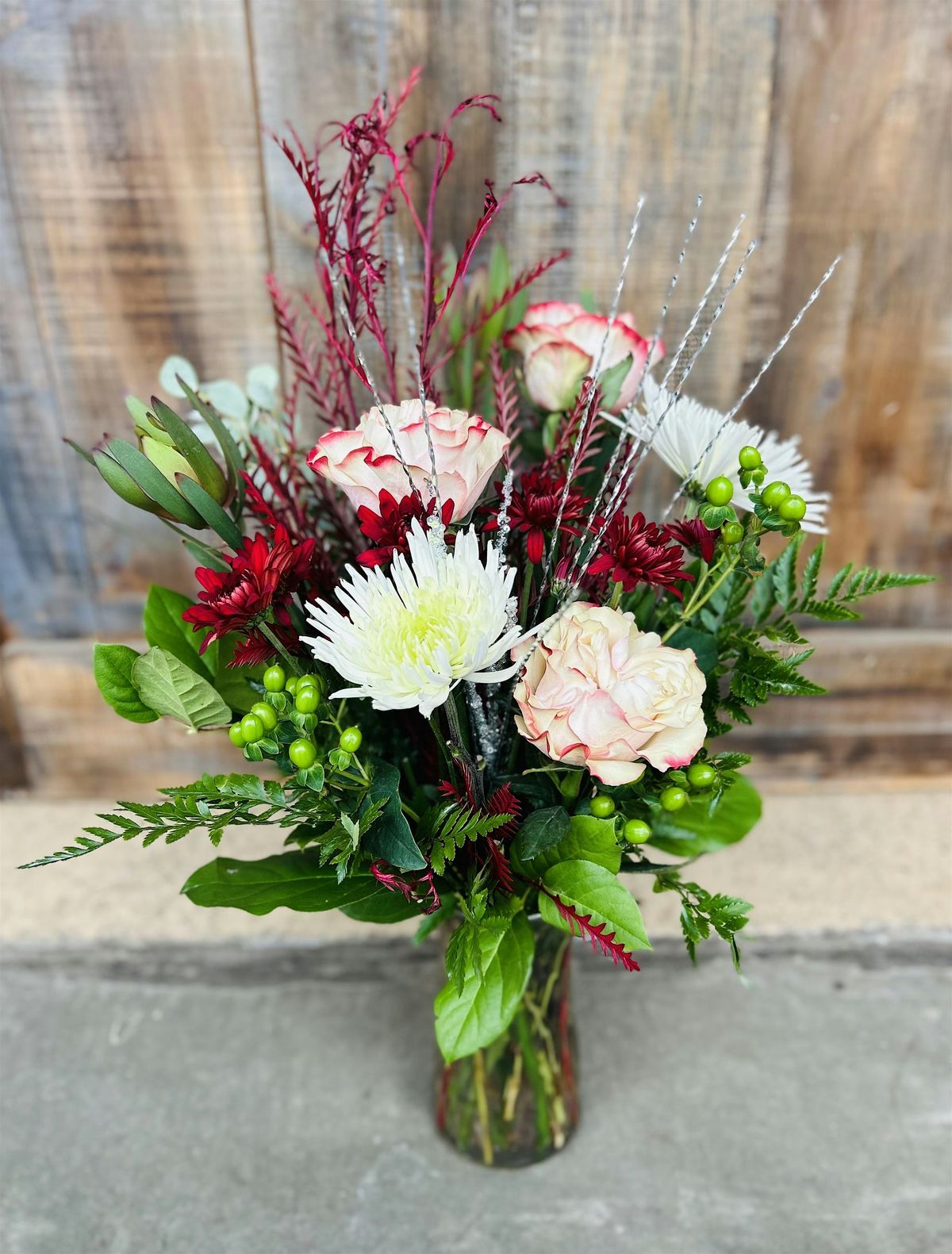 Christmas Floral Arrangement Class