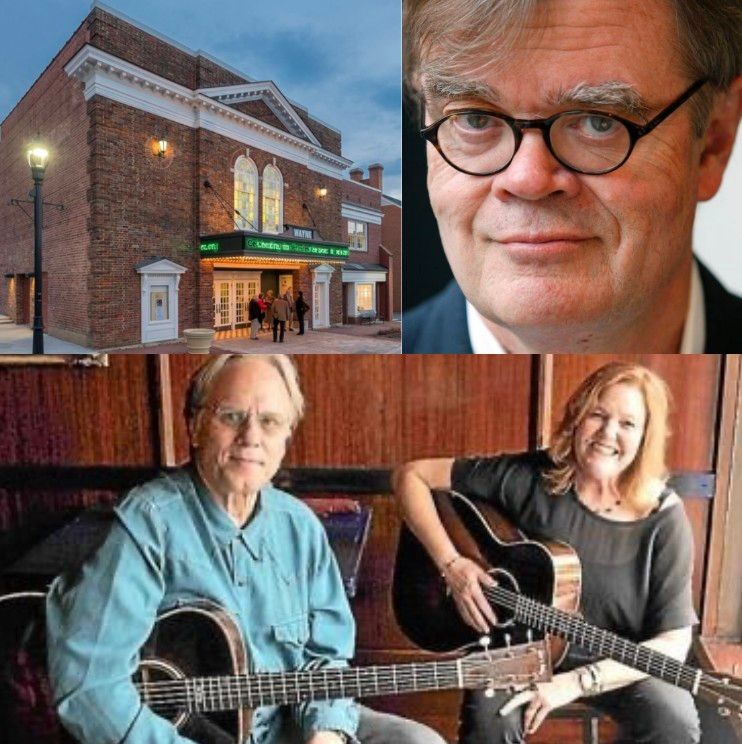 Garrison Keillor with Robin and Linda Williams