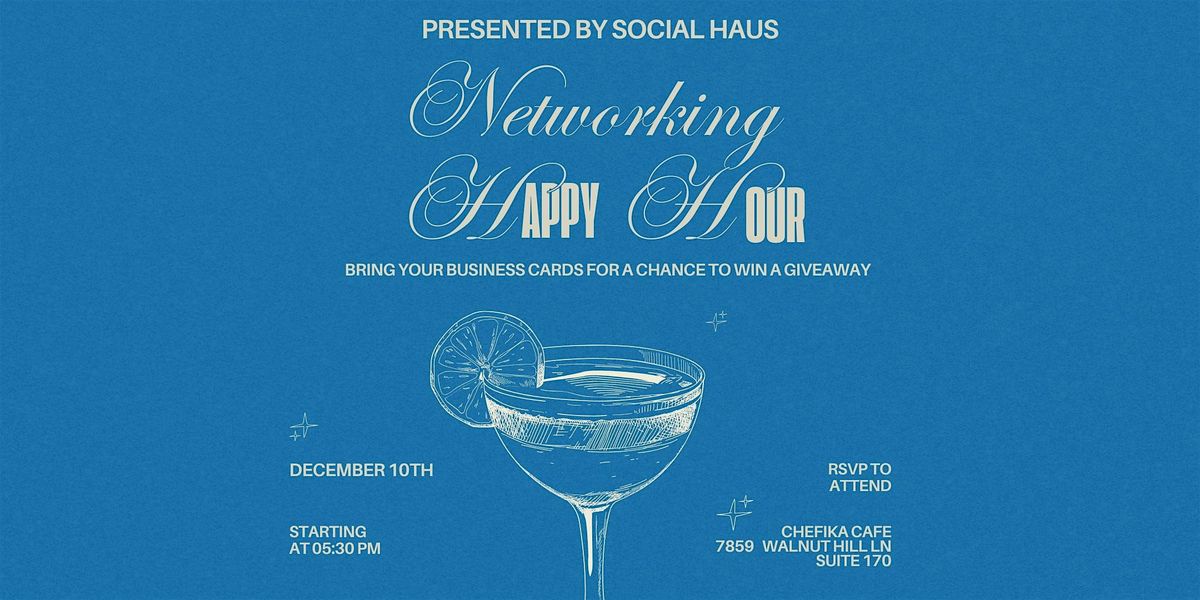 Professional Networking Happy Hour