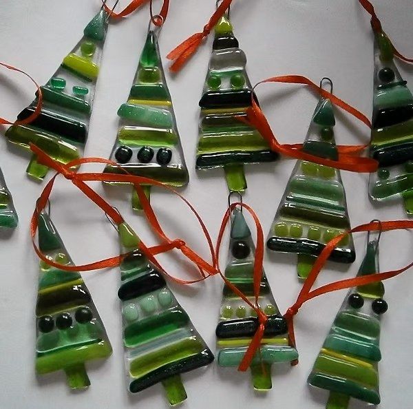 Fused Glass: Christmas Ornaments