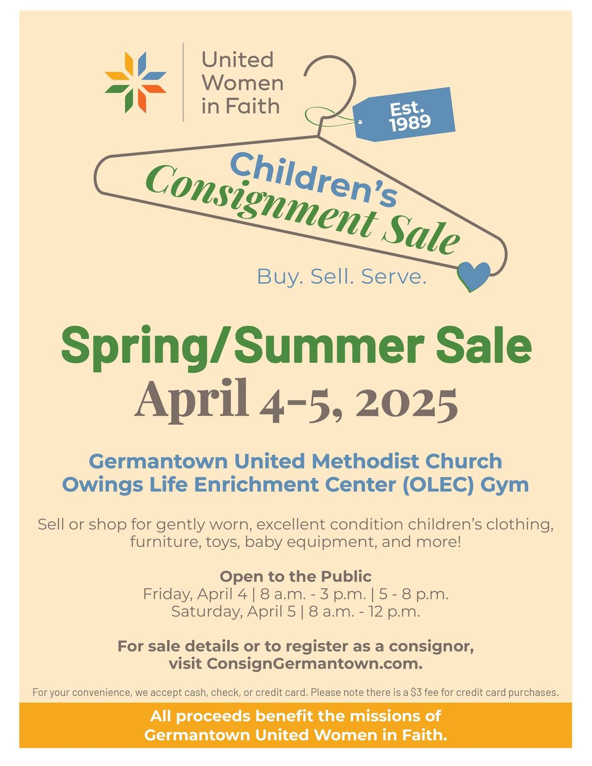 GUWF Children\u2019s Consignment Sale