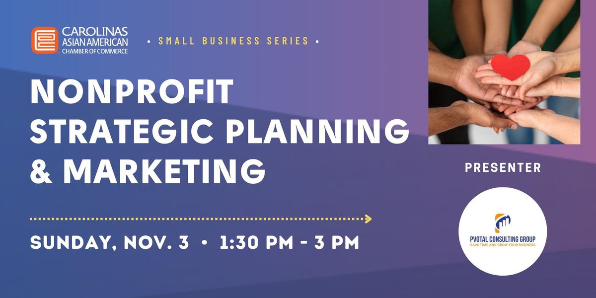 Nonprofit Strategic Planning & Marketing