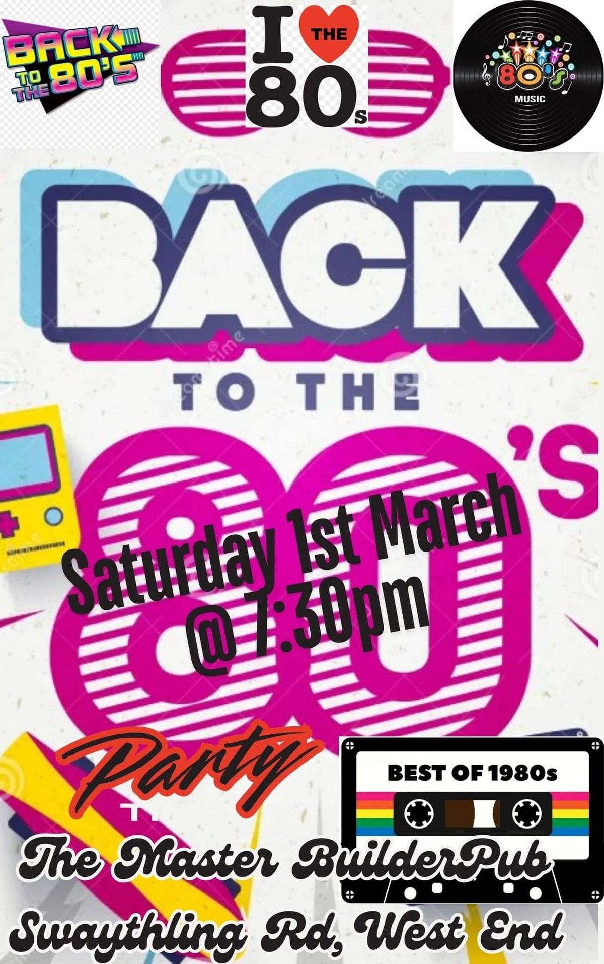 DJ 80\u2019s Night - The Master Builder Pub, West End, Southampton 