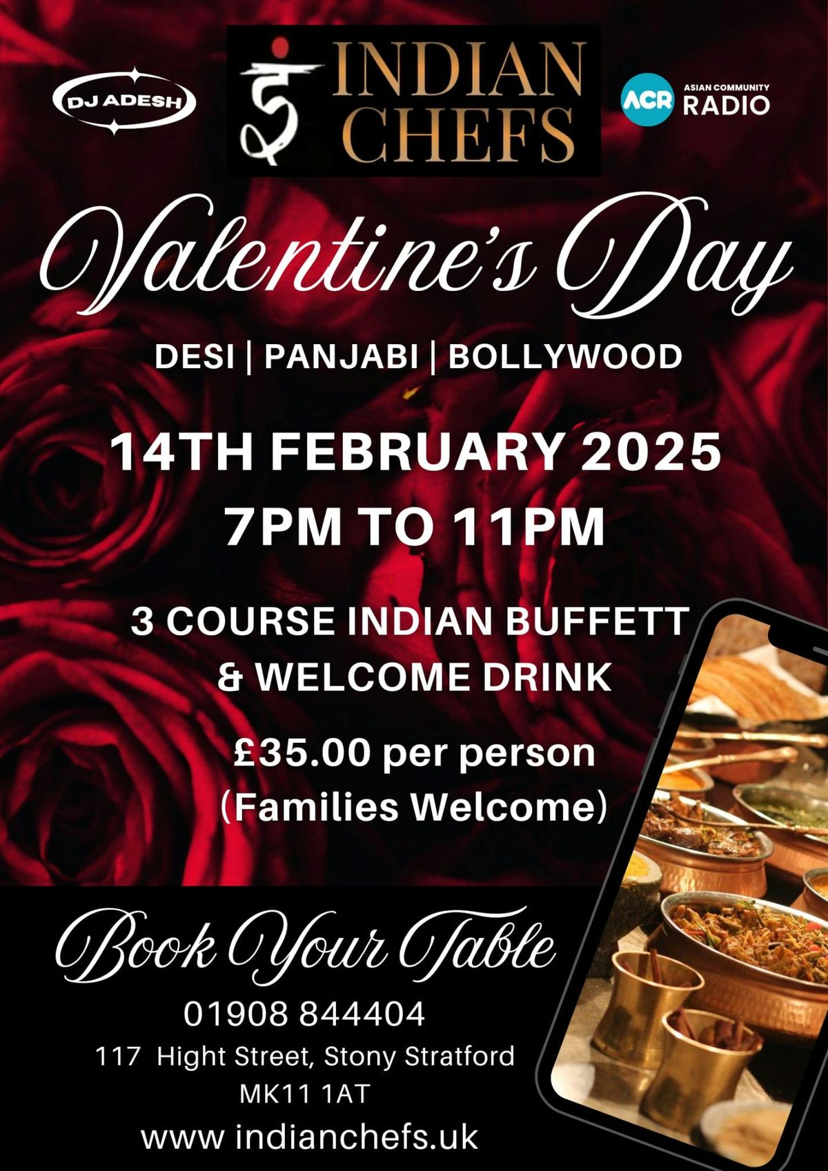 Valentines Party at Indian Chefs