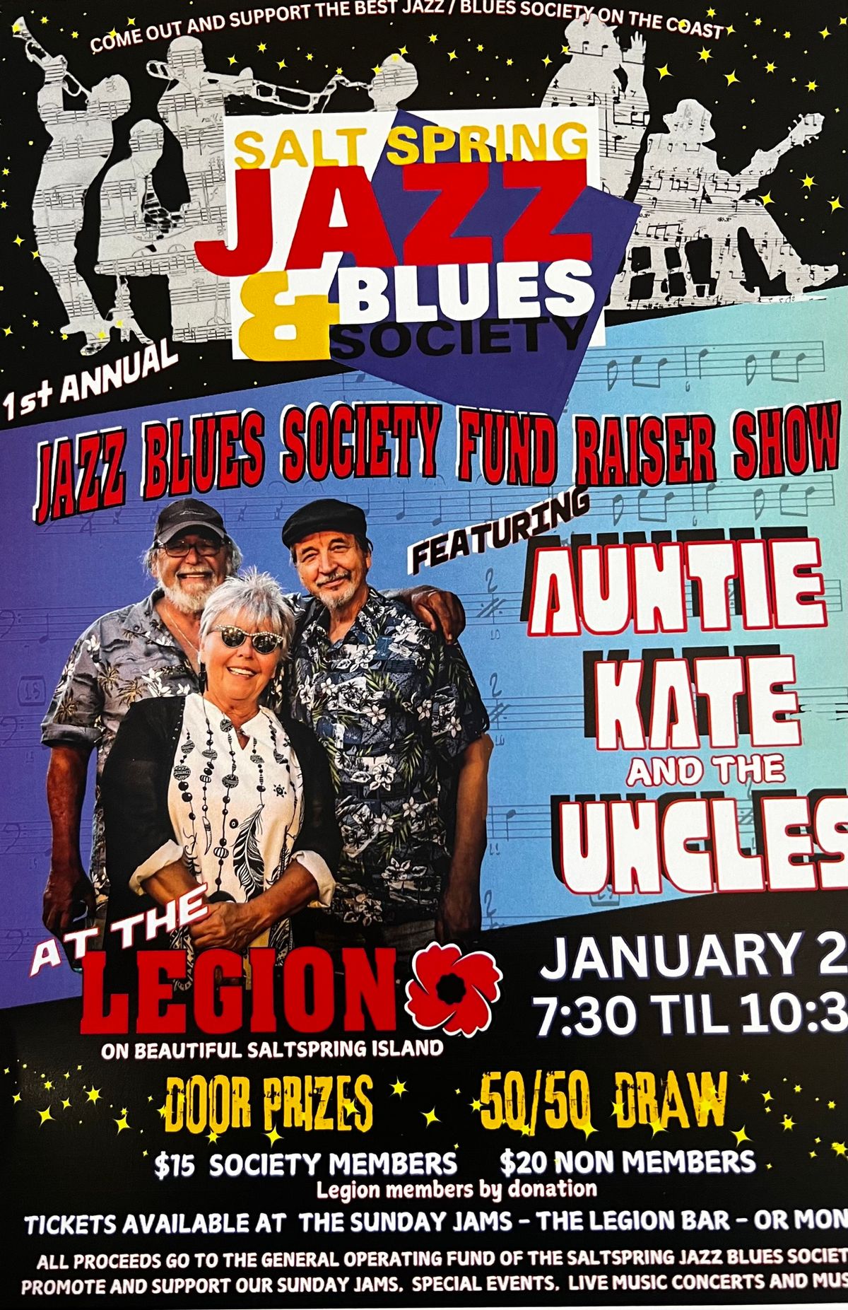 Auntie Kate's Jazz and Blues Fundraiser