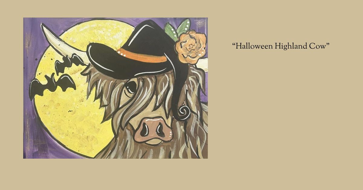 10\/13- Halloween Highland Cow Class!