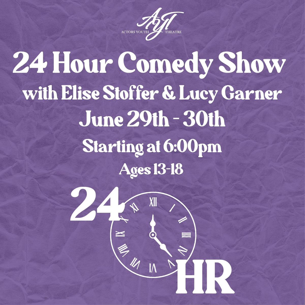 Our 24hr Comedy Show with Elise and Lucy