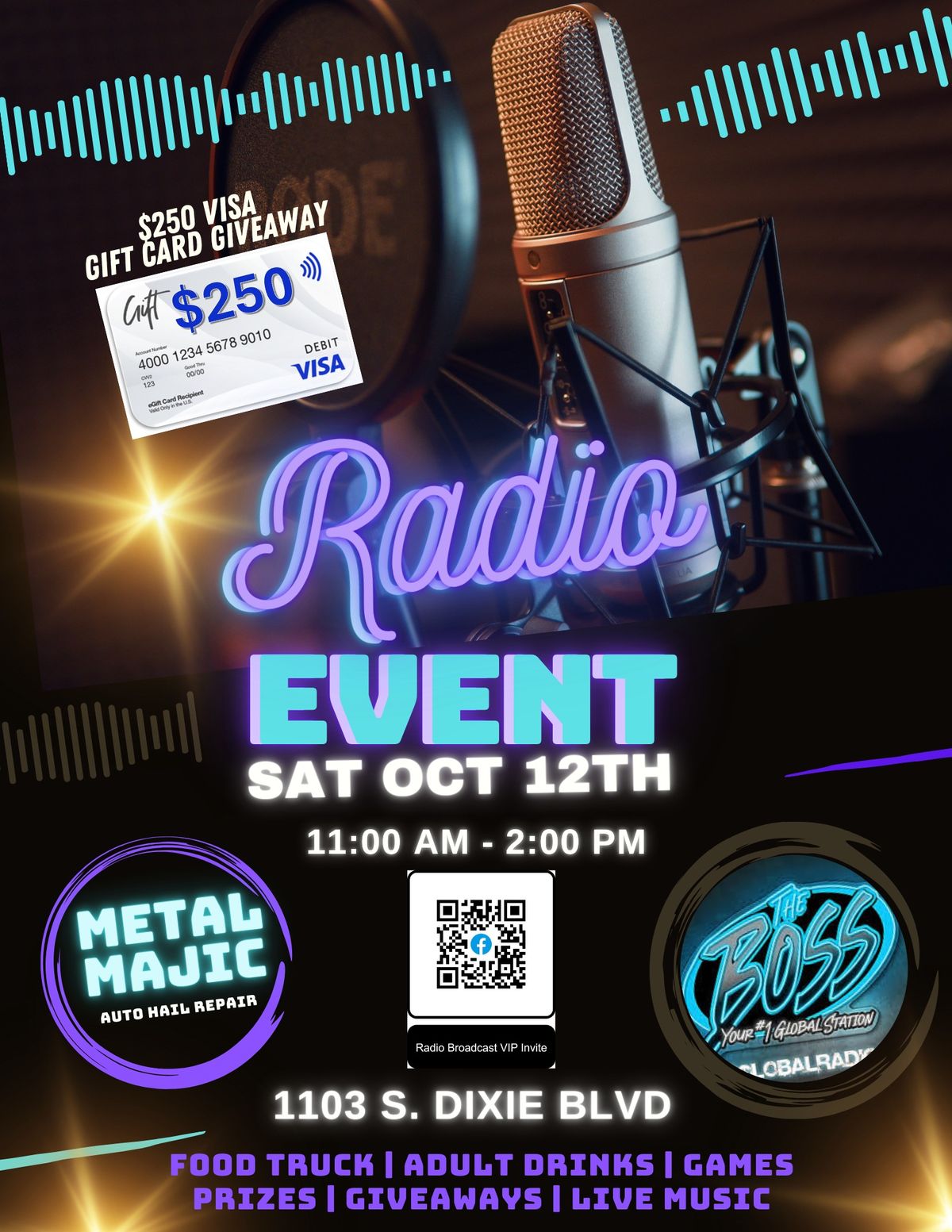 LIVE RADIO BROADCAST AT METAL MAJIC AUTO HAIL REPAIR