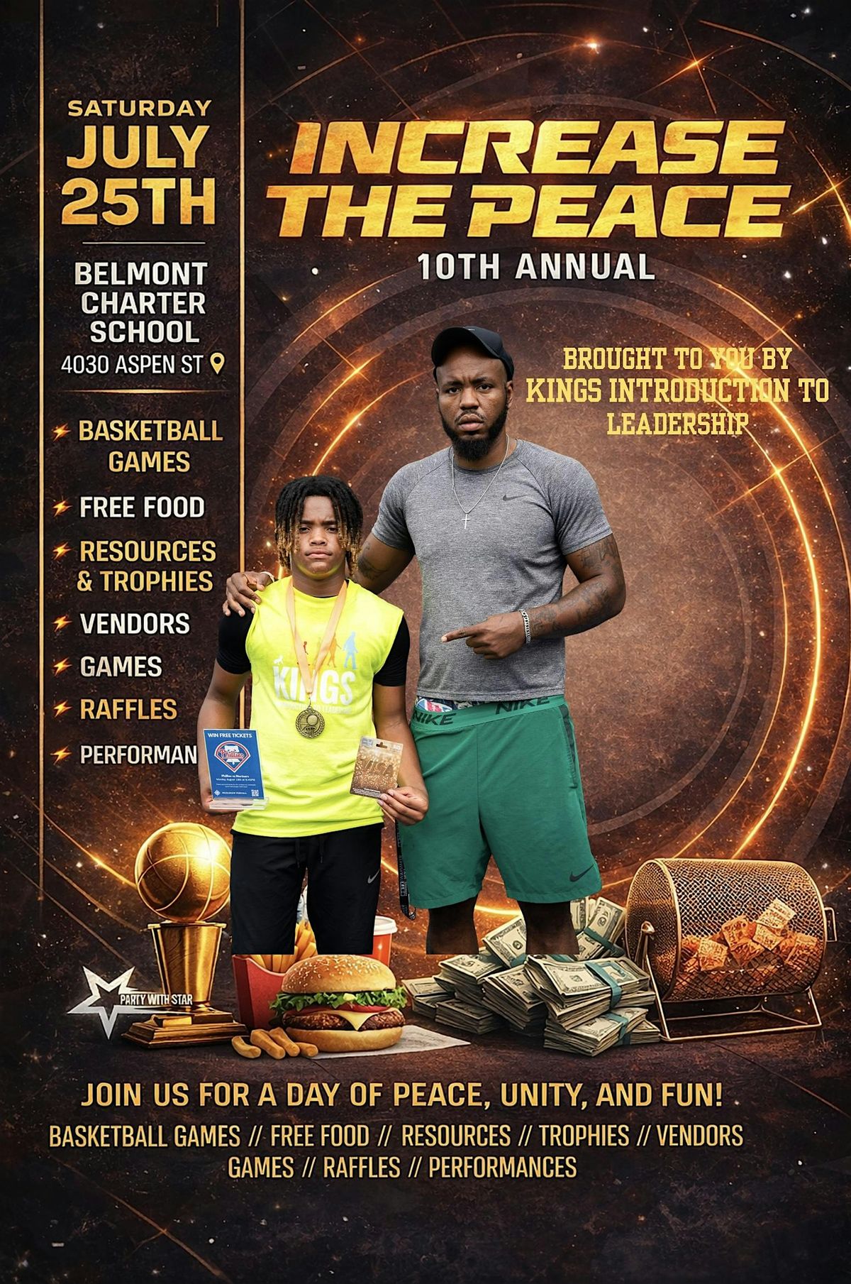 10th annual increase the peace event