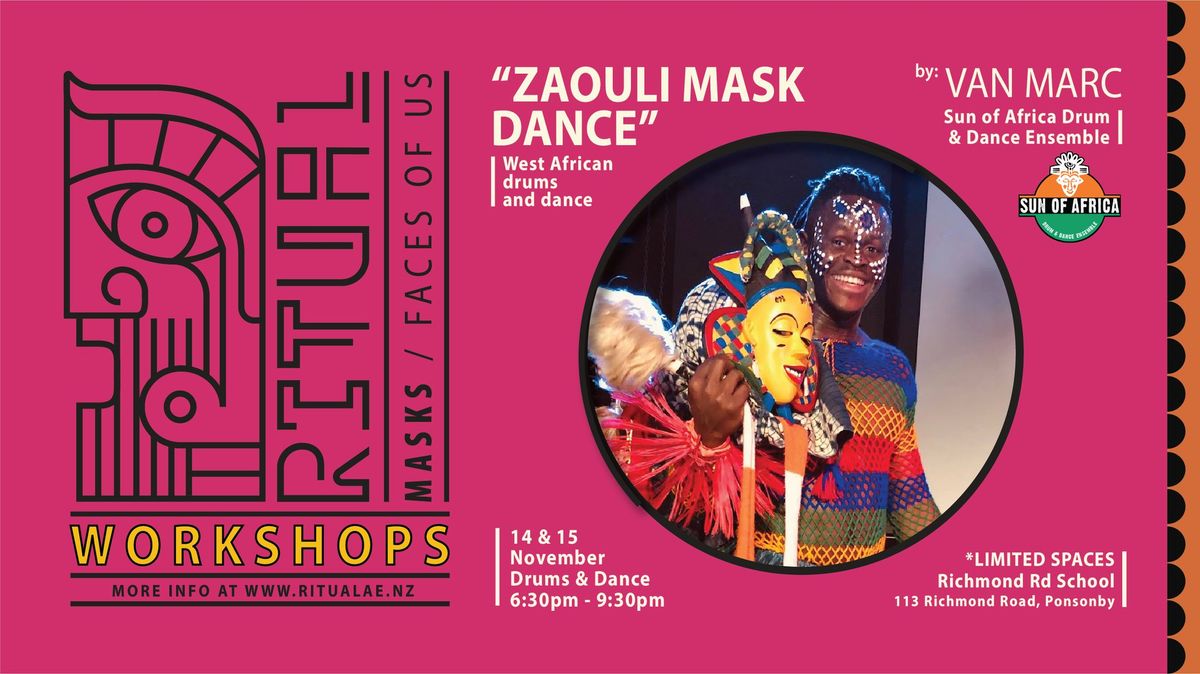 ZAOULI MASK DANCE - workshop by Van Marc