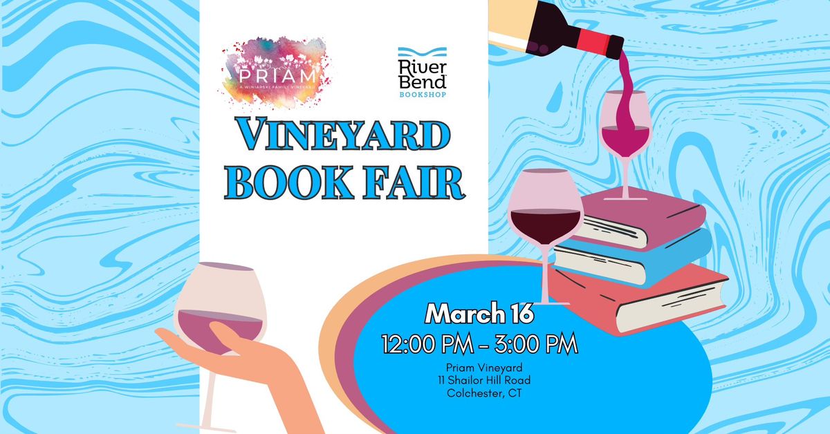 Vineyard Book Fair at Priam Vineyards!