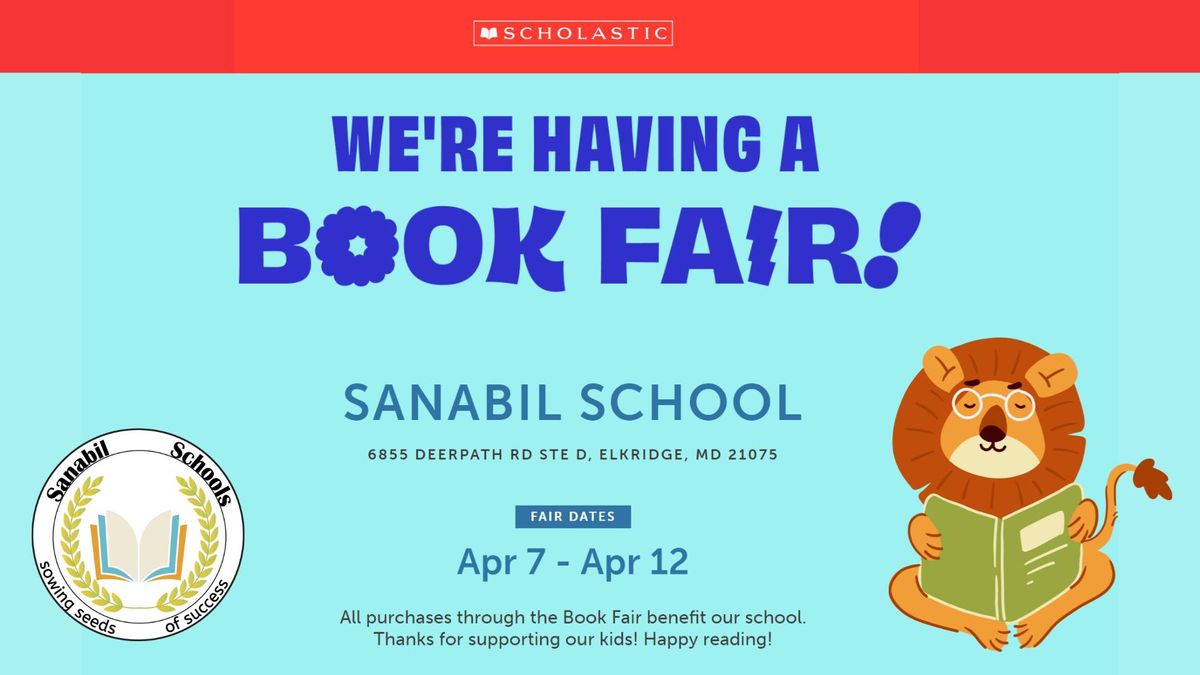 Sanabil Schools Book Fair - April 7-12