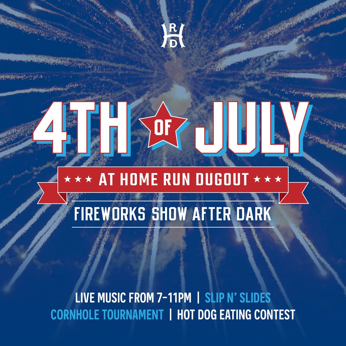 4th of July Party at Home Run Dugout - Katy