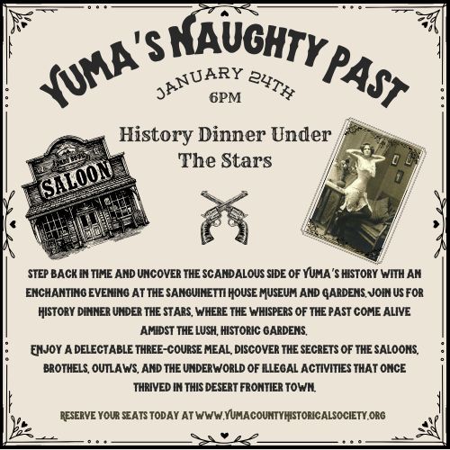 History Dinner- Yuma's Naughty Past