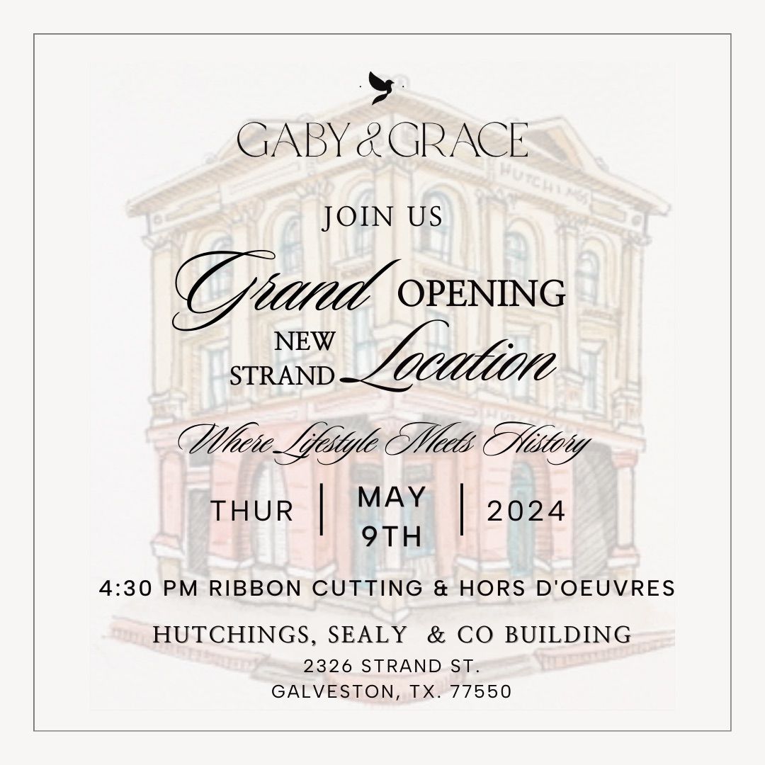 Gaby & Grace Strand Store Grand Opening