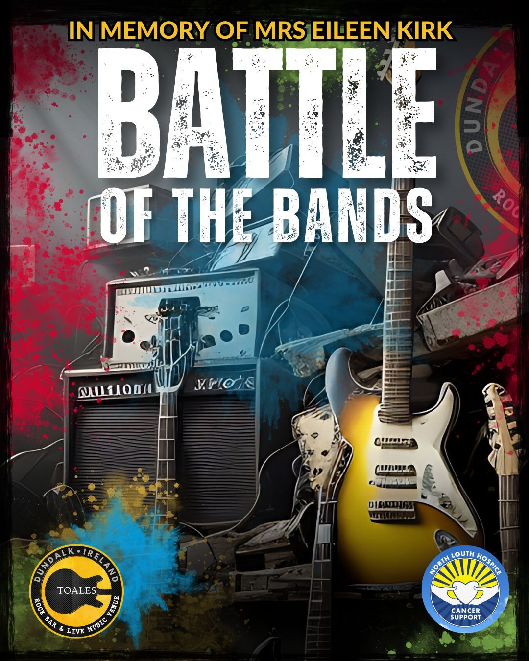 Toales' BATTLE of the BANDS - Heat FOUR - 25 MAY - Doors 8pm - Adm \u20ac5