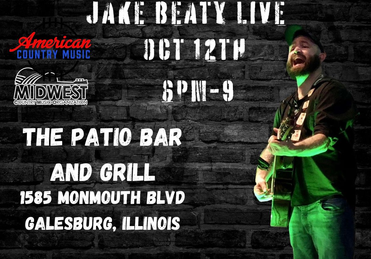 Jake Beaty: LIVE at The Patio Bar and Grill