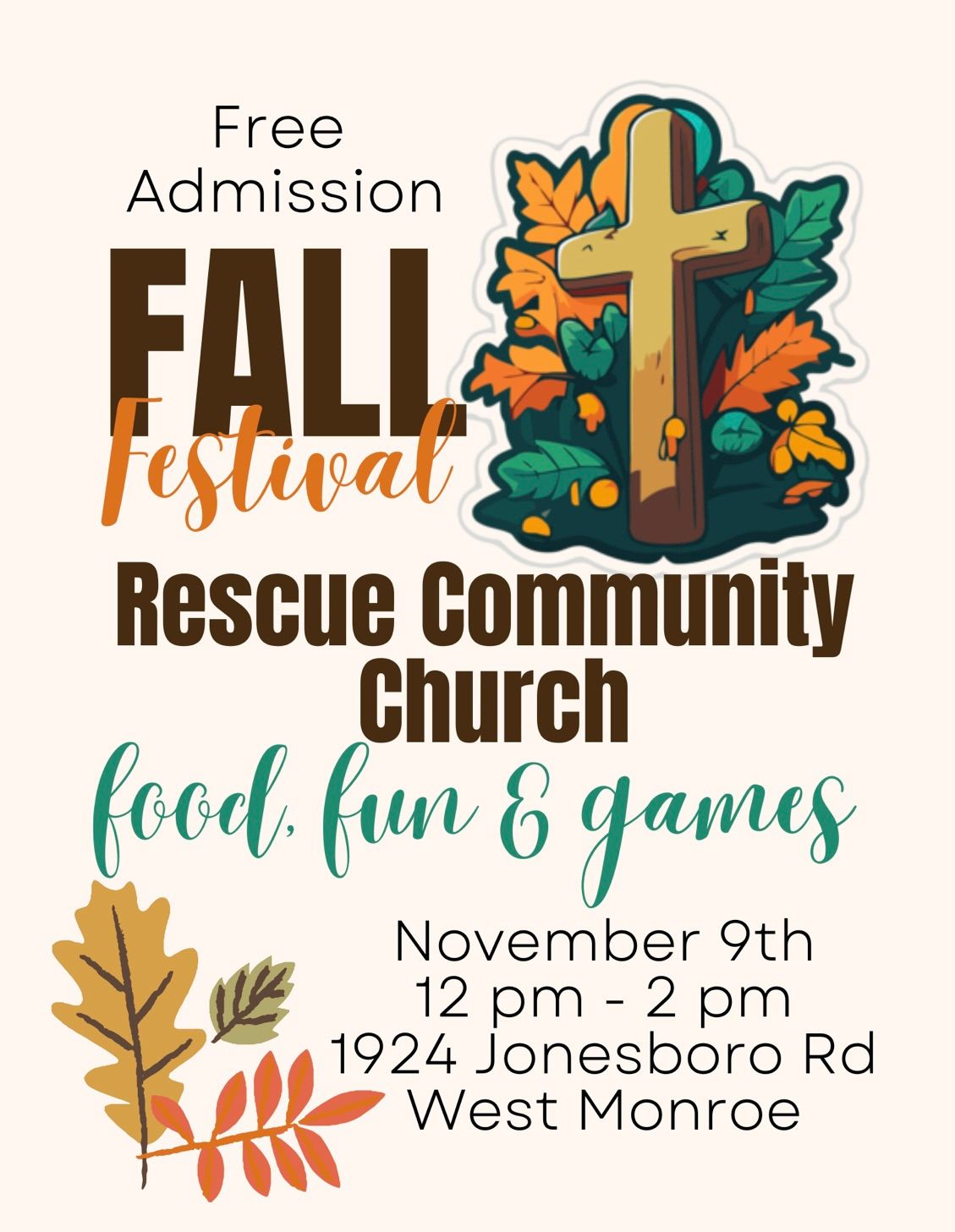 Rescue Community Church Fall Festival