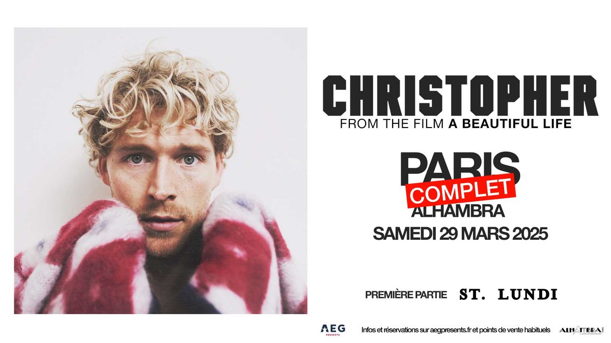 Christopher [COMPLET] \u2022 l'Alhambra \u2022 29 mars 2025