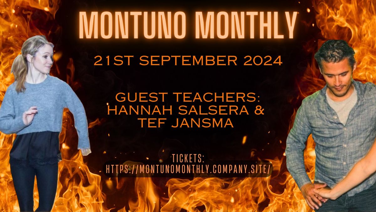 Montuno Monthly September 2024 with Guest Teachers Hannah & Tef