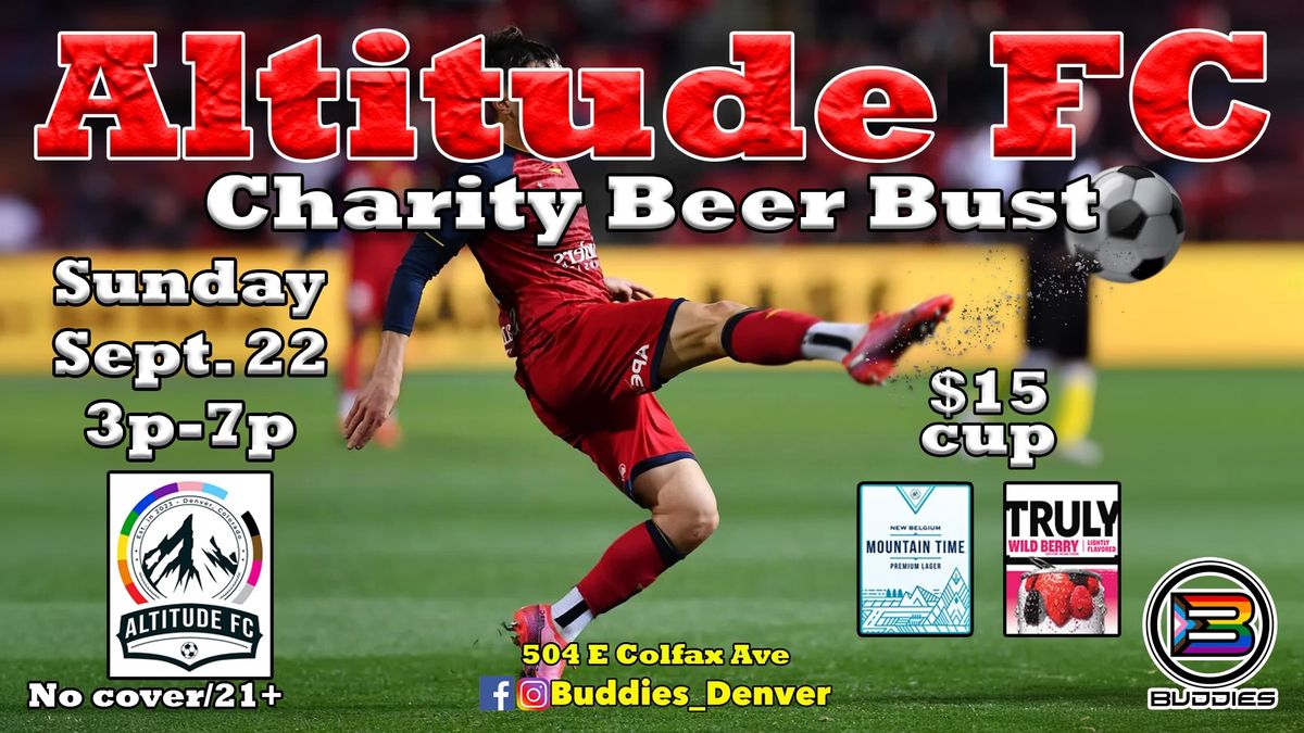 Charity Beer Bust with Altitude Football Club