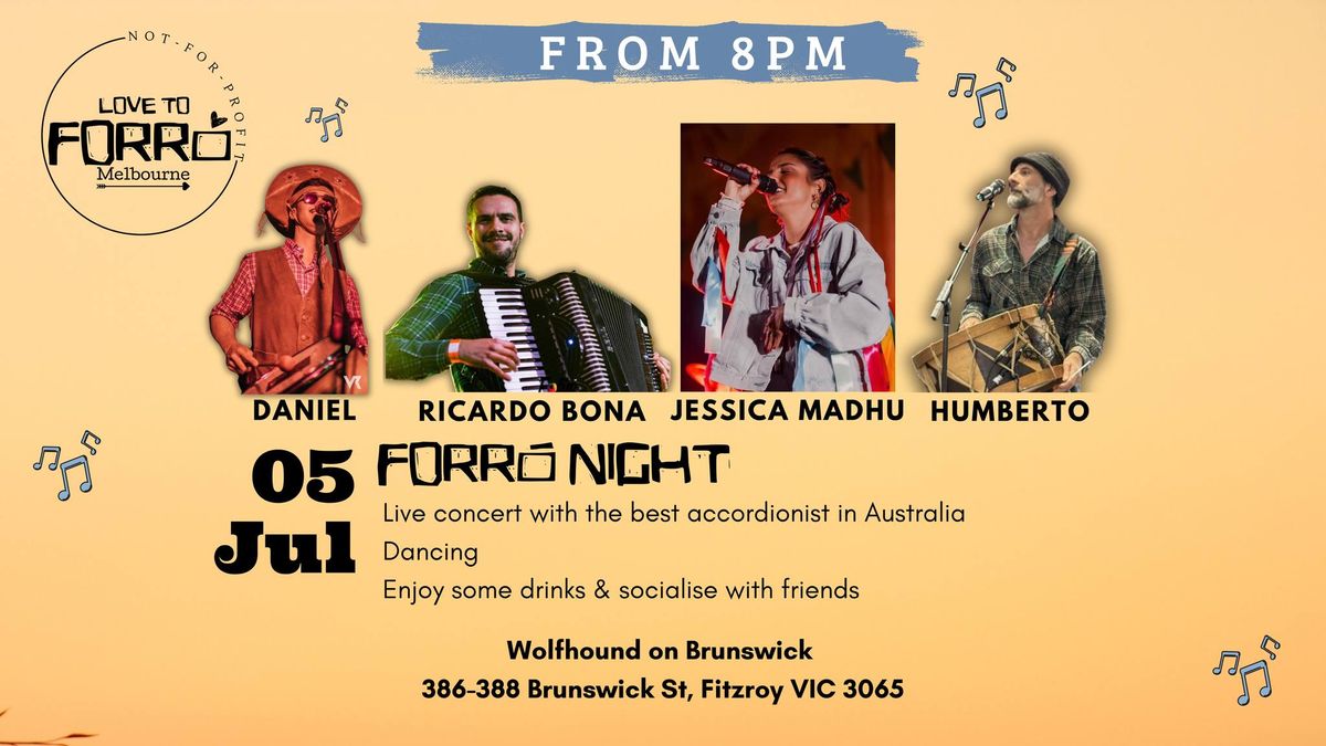 Live Forr\u00f3 Concert with Bona, Jessica, Daniel and Humberto